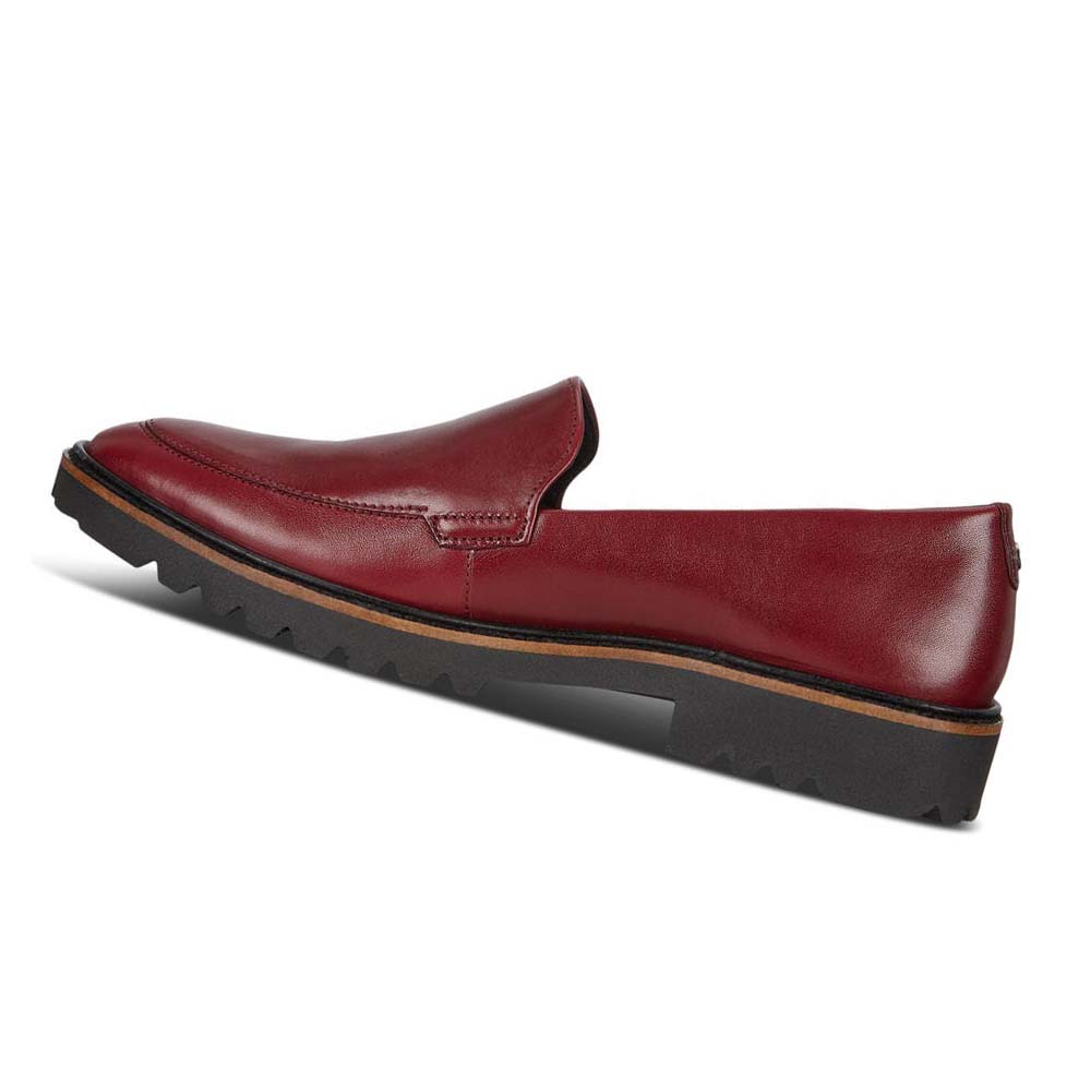 Ecco Incise Tailored Loafers Dame Burgunder | NO 155FDN